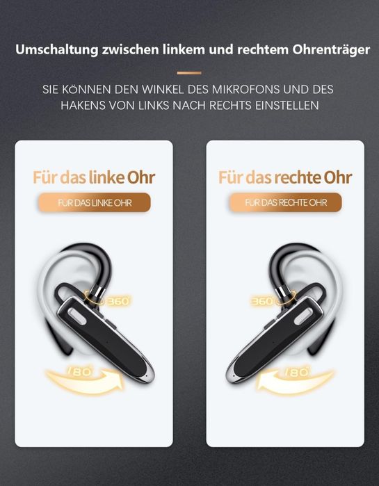 Boytond Zestaw słuchawkowy Bluetooth