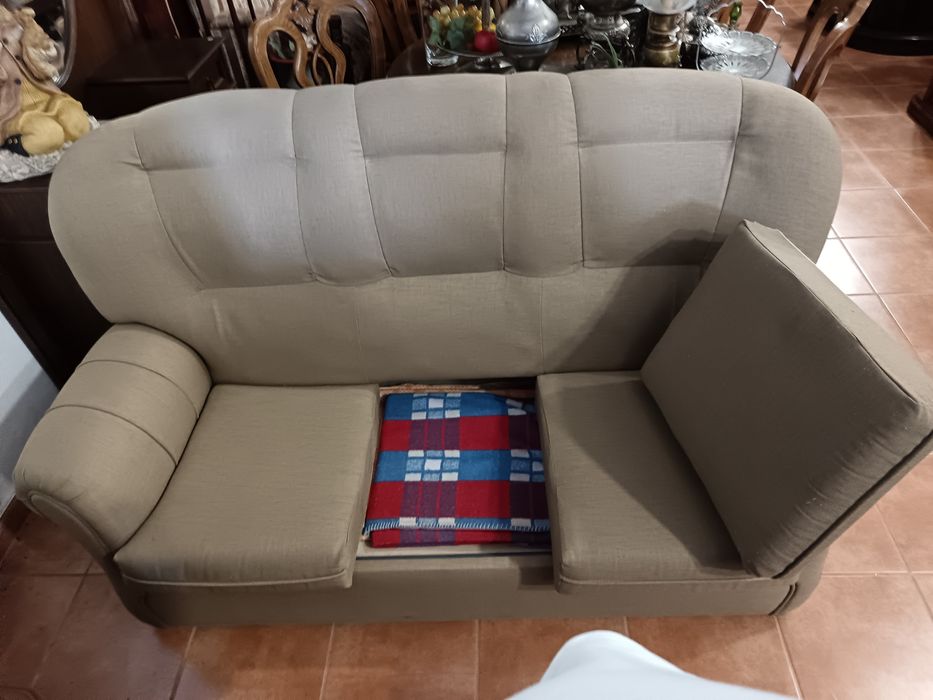 Sofás terno com cama