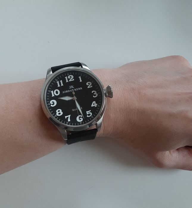 Zegarek Jordan Kerr,  duży, wyraźny cyferblat