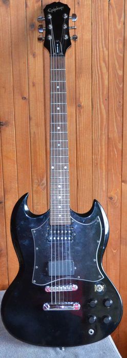 Epiphone Gibson gitara elektryczna + Pokrowiec Ibanez + kabel