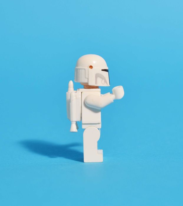 Boba Fett White -Figurka LEGO Star Wars -  sw0631