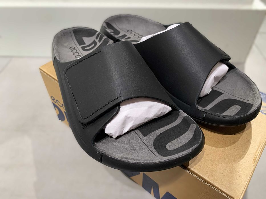 ECCO Cozmo klapki skórzane, sandały damskie, EU 40
