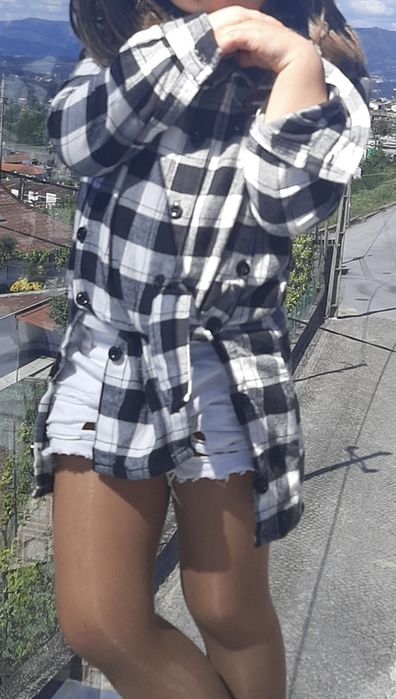 Camisa comprida menina Ativo