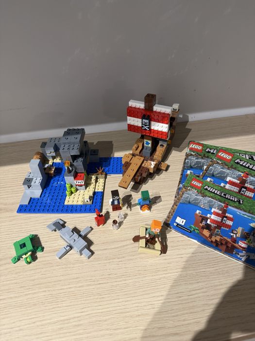 LEGO Minecraft zestaw 21152, Przygoda na statku pirackim