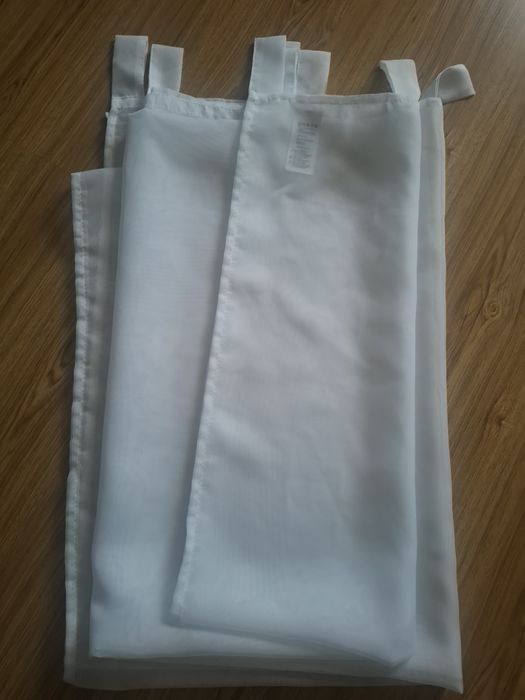 Тюль білого кольору, 1 шт.