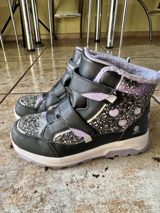 Сапоги зимние Skechers 21,5 см стелька на девочку