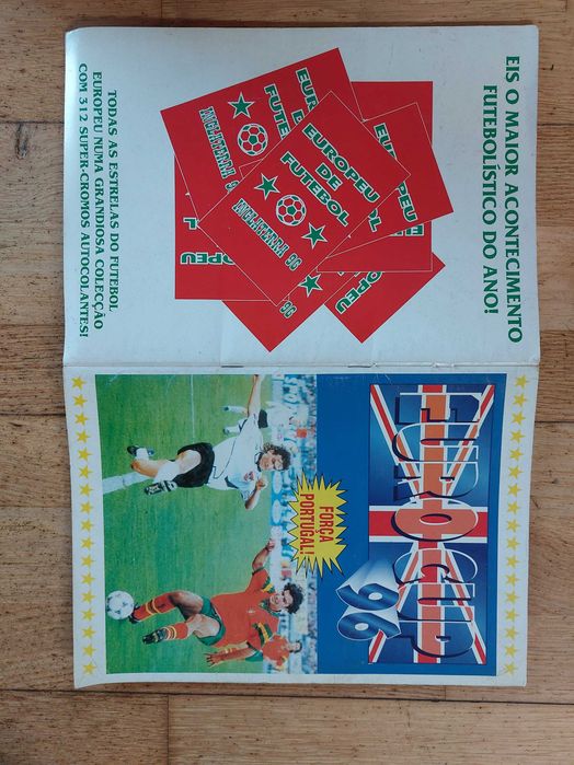 Caderneta de cromos "Eurocup 96" - Completa