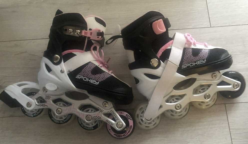 Rolki regulowane Spokey Tony 30-33 stan bardzo dobry