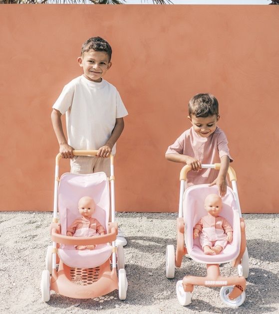 Коляска для ляльки Smoby Baby Nurse Прогулянка Теракотова пудра