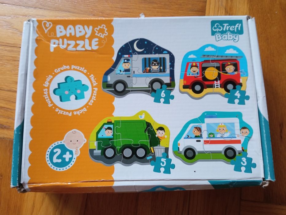 Trefl Baby puzzle Samochody pojazdy