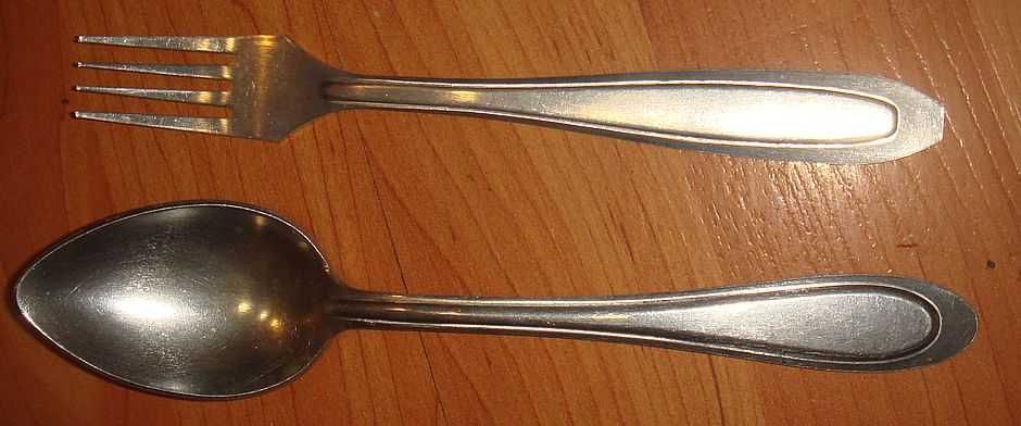 Столовый набор вилка-ложка