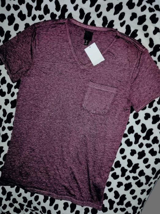 H&M nowa koszulka t-shirt bluzka basic. prosty, klasyczny. Regular fit