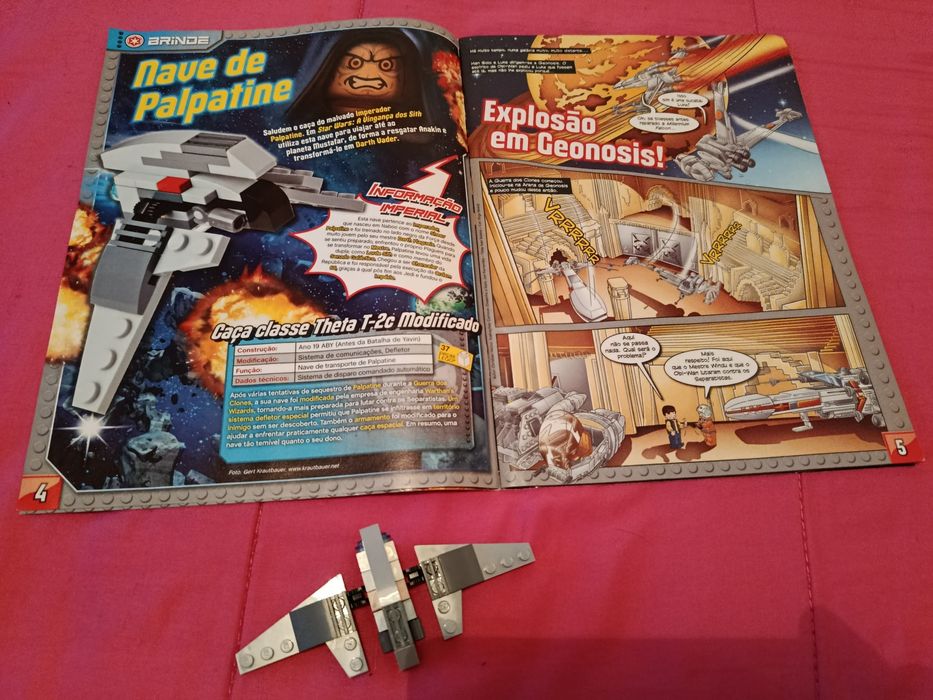 STAR WARS - Lego "Nave de Palpatine" + Revista