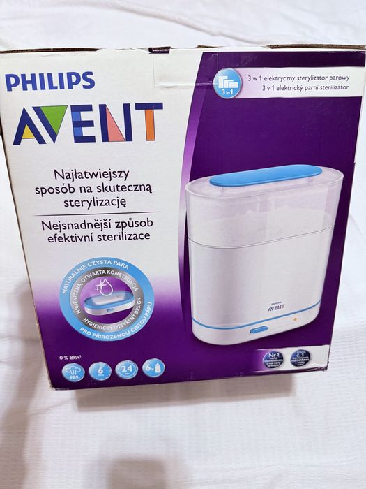 Електричний паровий стерилізатор 3-в-1 Philips Avent