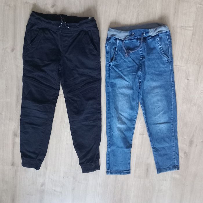 2 szt spodnie 134/140