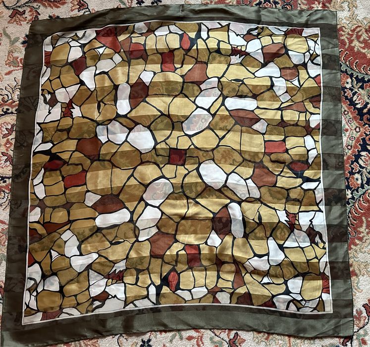 Chusta apaszka w kolorach ziemi