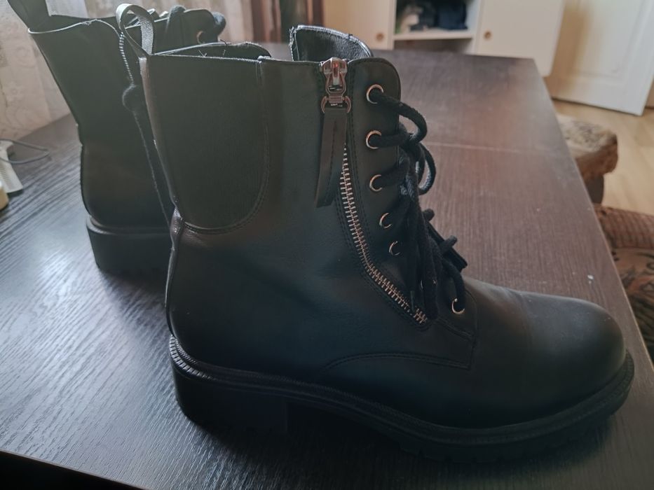 Buty damskie botki ocieplane workery rozmiar 42