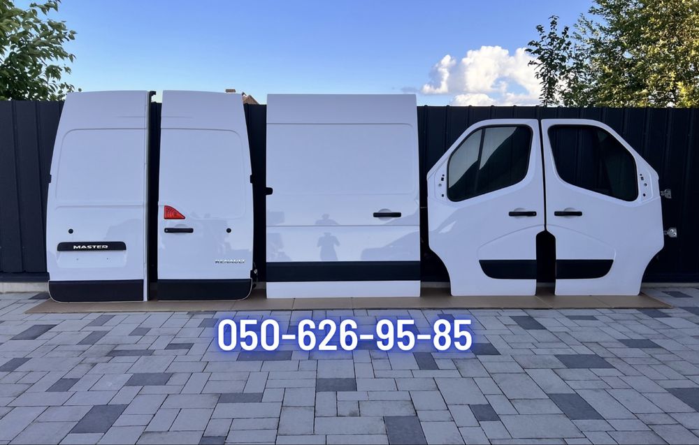 Двері передні задні здвижна разборка мастер 3 4 мовано NV400 лот