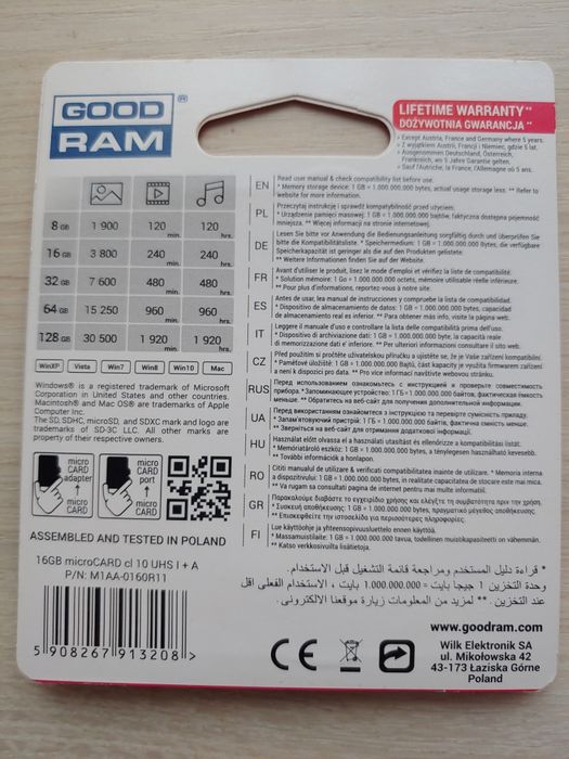 Флешка16gb класс10