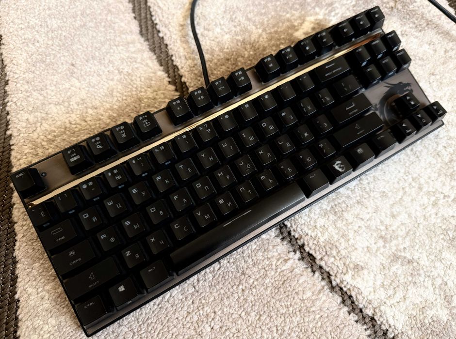 Клавиатура механическая MSI Vigor GK70 RGB Cherry MX Red USB