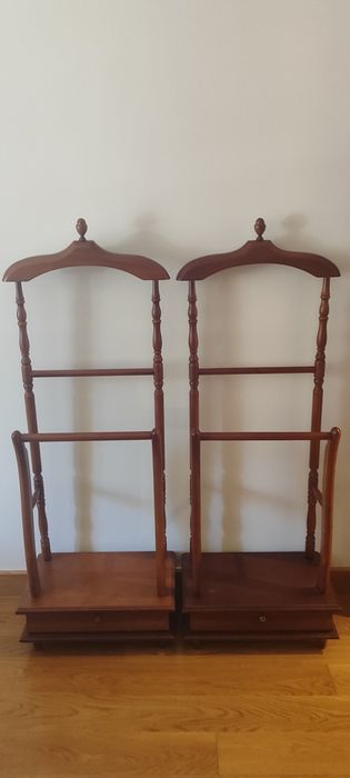 Cabides em madeira maciça 2 un