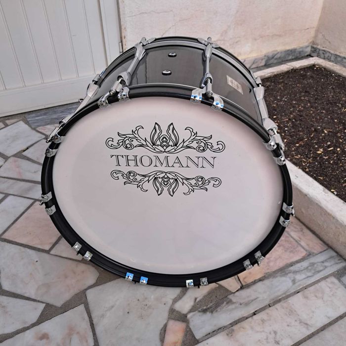 Thomann BD2614BL Marching Bass Drum + saco | como novo