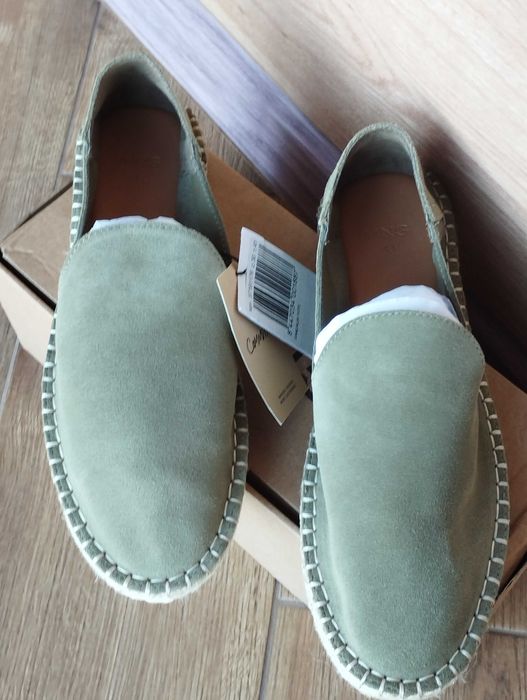 Нові замшеві еспадрільї MANGO Іспанія розмір 41 колір оливка