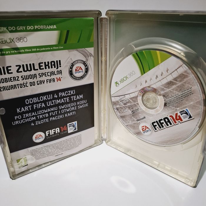 Fifa 14 Steelbook PL stan BDB + fifa 13 PL