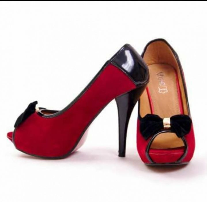 Bordowe szpilki rozm 39