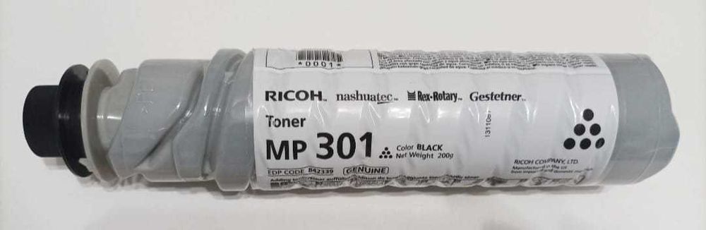 Ricoh MP301: Toner (Original e novo)