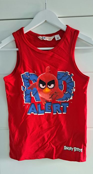 Koszulka H&M rozm. 122-128 Angry Birds