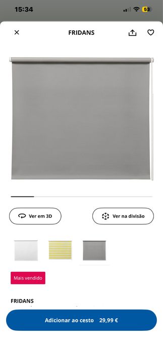 Estore Opaco Ikea