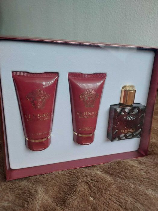 Новий НАБІР Versace Eros Flame для чоловіків + гель д/душу + д./бриття