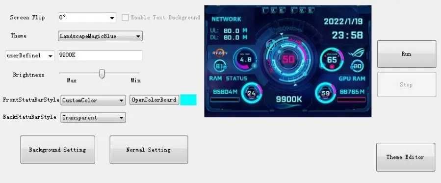 Monitor HDD Secundário 3,5 Polegadas, IPS Tipo-C