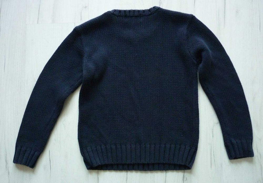 Chłopięcy sweter POLO RALPH LAUREN rozmiar 6 lat granatowy