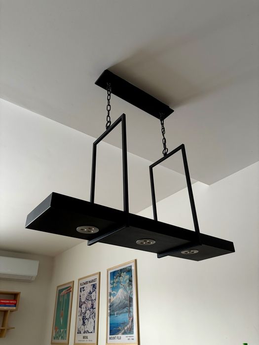 Lampa sufitowa Markslojd industrialna Tray 80 Led Czarna Oświetlenie