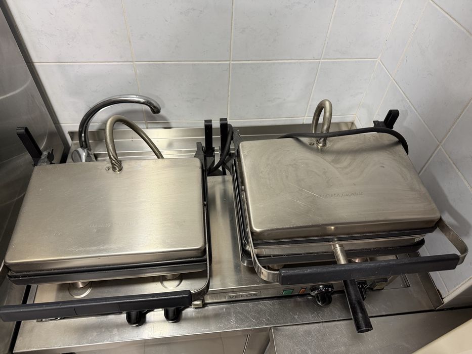 Grelhador/Tostadeira Industrial Dupla Velox Profissional