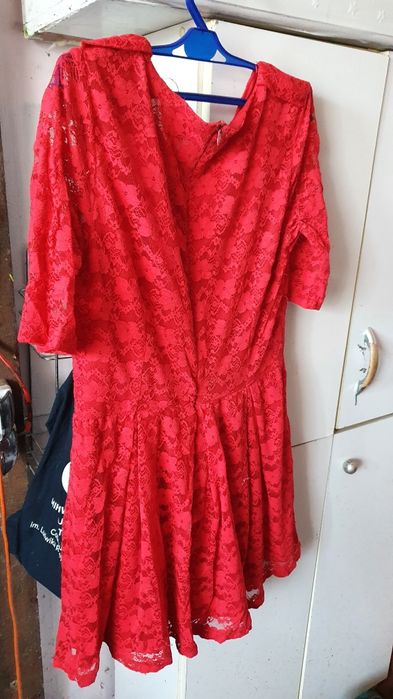 Tunika czerwona żywy kolor