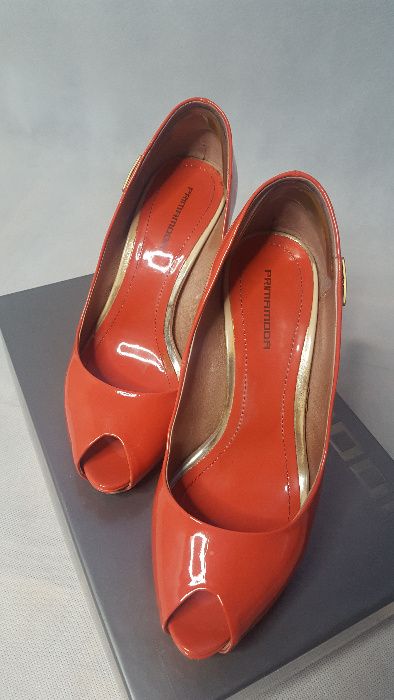 Czółenka otwarte - szpilki Prima Moda