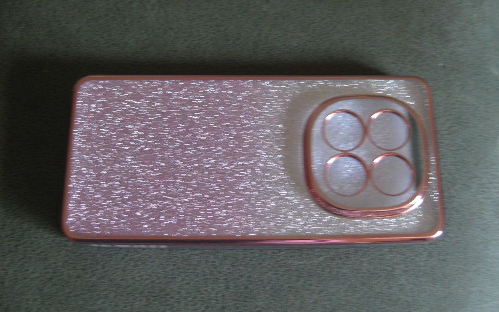 Capa Rosa Brilhante para Redmi NOTE 14 Pro + 5G NOVO