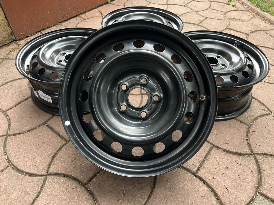 Диски металеві комплект + ДАТЧИКИ R 15 Toyota yaris Original 5/100
