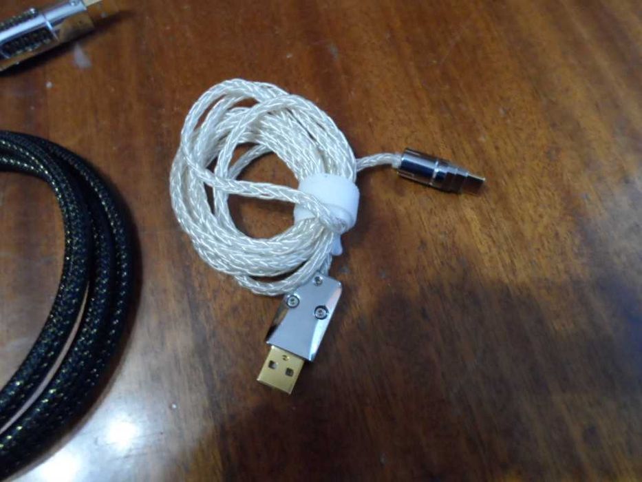 Різні срібні USB кабеля для ЦАП - DAC - підсилювач