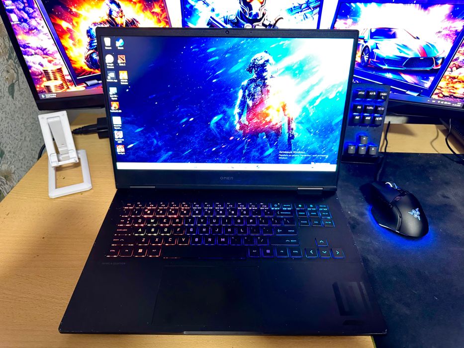 HP OMEN RTX4070 140W!TURBO|RYZEN 7-8845HX|DDR5-16GB|SSD512|165Hz