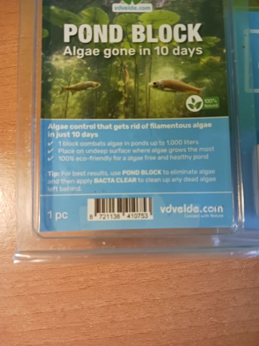 Lote de 2 Pond Block para eliminação de algas  de lago