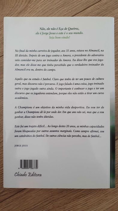 Livro O Mundo de Jorge Jesus