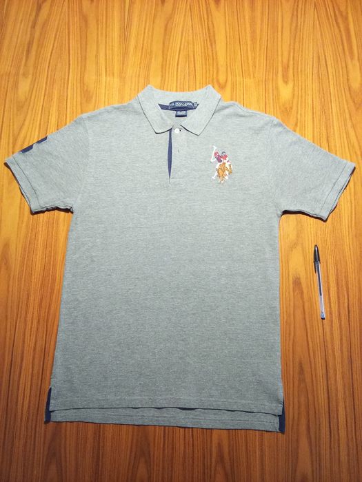 Polo cinzento U.S. Polo Assn.