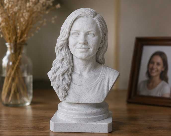 Busto 3D Personalizado da Sua Foto - StonifyMe