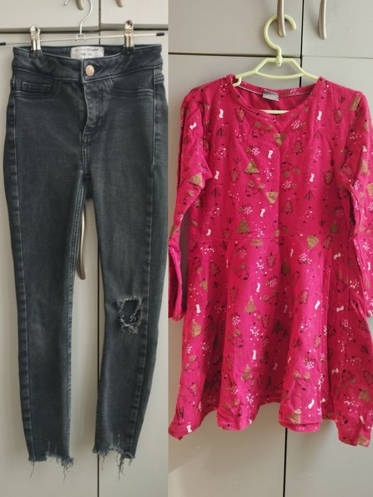 Лот 116-122 сукня джинси плаття червоне New Look