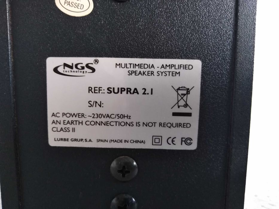 Sistema de Som NGS Supra 2.1