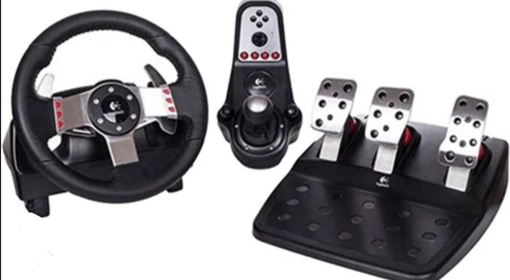 Logitech G27 volante e pedais simracing playseat gaming simulação